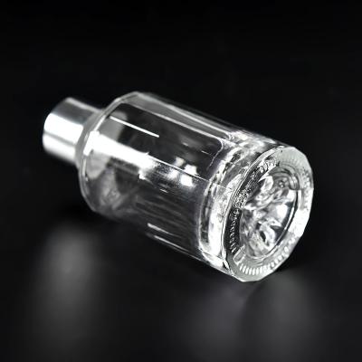 China Wholesale luxury home decoration cylinder 120ml 220ml glass bottle for home deco for sale