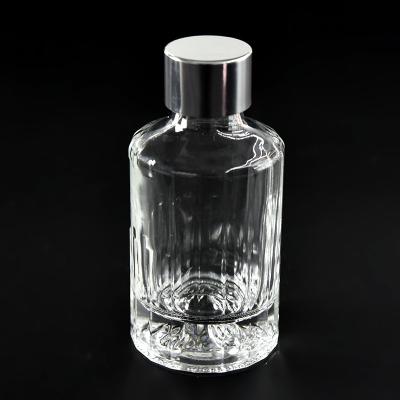 China Luxury Home Decoration 120ml Glass Cylinder Bottle For Home Deco for sale