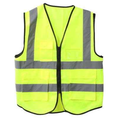 Κίνα Running Waterproof Safety Reflective Vest Clothing Traffic Motorcycle Vest Jacket Led Fluorescent Printing For Construction Safety προς πώληση