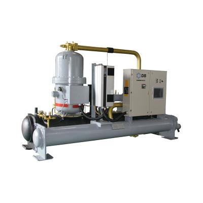 China Hotels Dunham Bush 50 Hz /60Hz Water Cooled Rotary Screw Flooded Chillers System Solution for sale