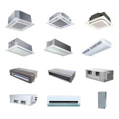 China EVI Technology and oil not trim pipe required 4 way ceiling cassette type central air conditioner for sale