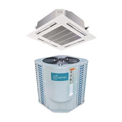 China Hotels Zero 60Hz 16SEER Heat Pump Inverter Cassette Type Ceiling Mounted Air Conditioning for sale