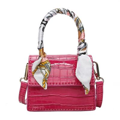 China FS8586 Fashion Women PU Leather Handbags Crocodile Embossed Fashion Shoulder Bag New for sale