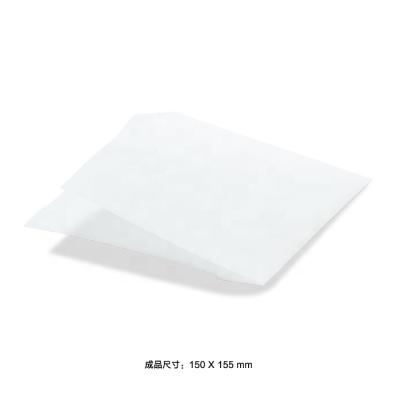 China 50gsm Anti-oil Waterproof Paper Sandwich Bag White Reusable Snack Bag for sale