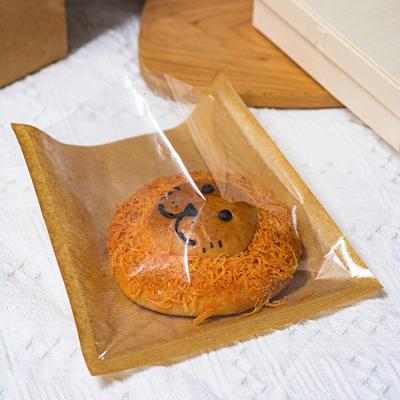 China Biodegradable WUJIANG Heat Seal Kraft Paper PP Film Lamination Inside Cookie Packaging Plastic Bags for sale