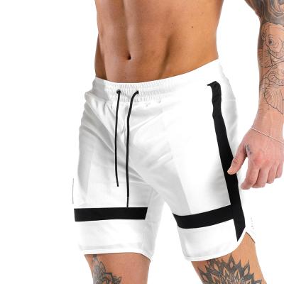 China Anti-Wrinkle Customize Fabric Workout Gym Shorts Summer Wearing 7 Inch Your Logo Jogger Thin GSM Casual Shorts for sale