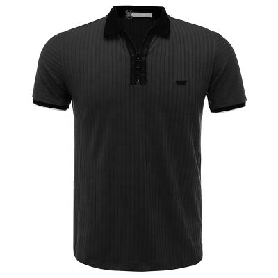 China Customize Logo Blank Collar Shirt Pro Club Black Zipper Casual Shirt Quality Anti-Wrinkle Quality Designer OEM Style Time Advance Silk Shirts For Men for sale