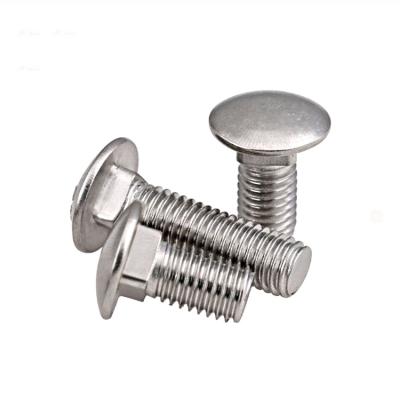 China 304 Stainless Steel M4 M5 M6 M8 M10 M12 Carriage Screws Square Neck Carriage Bolt for sale