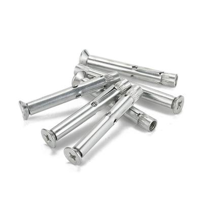 China Galvanized Carbon Steel M6 Phillips Cross Countersunk Flat Head Wedge Expansion Anchor Bolts for sale