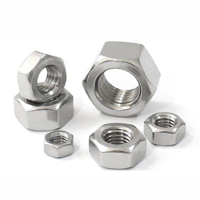 China DIN934 M5 M6 M8 M10 M12 M14 M16 M18 M20 M22 M24 M27 M30 Heavy Industry A2 70 Stainless Steel Fine Thread Pitch Hex Nut for sale