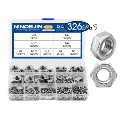 China Heavy Industry Hex Nut DIN934 Stainless Steel Hex Nuts M2 M2.5 M3 M4 M5 M6 M8 M10 M12 for sale