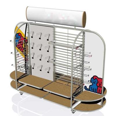 China Store display racks decorative product hat garment store sell clothing store display racks for sale