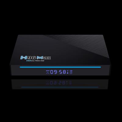 China 2021 Newest H96 Rockchip 3566 4GB 8GB 32GB 64GB ROM Dual OEM Max Android 11.0 8K Smart TV wifi box set top box for sale