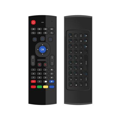 China 2021 New Arrival Radio MX3 Learning Wireless Mini Keyboard 2.4G Support 10 Meters Remote Control For Smart TV Box for sale