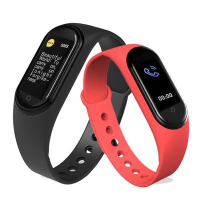 China 2021 hot sale M5 smart bracelet heart rate monitor blood pressure fitness tracker m4 m5 smart band touch screen for sale