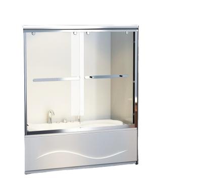 China Quiet Operation / Easy Clean Polished Glass Quadrant Sliding Door Bathroom Shower Enclosure Room for sale