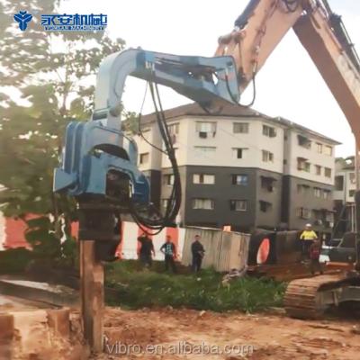 China Excavator Pile Hammer Ram Attached to V-400 V-400C Excavator for sale