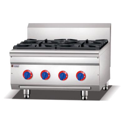 China Hotels Campbon Kitchen Equipment Gas Range 4 Burner Stove RB-44 for sale