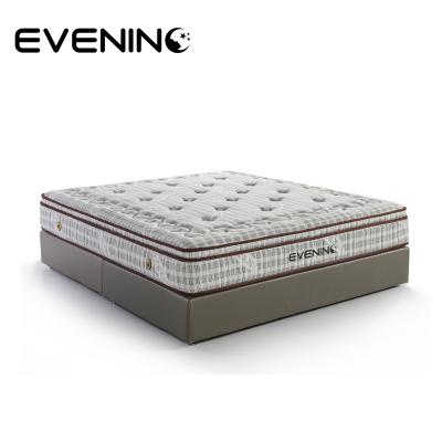 China 11inch pocket spring bed latex foam colchones queen size hypoallergenic mattress with bed base for sale