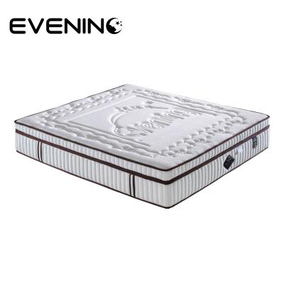 China Massage USA Evening Brand Box Spring Pocket Rolled Up Natural Bedroom Latex Mattress Queen Size for sale