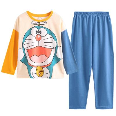 China Thermal factory wholesale spring and autumn children's pajamas, long-sleeved pure cotton casual loose home wear for sale