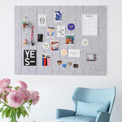 China Nordic Europe style photo wall decor planner program board Nordic felt letter note board message board for sale