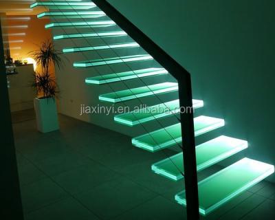 China Diy Indoor Unique Guard Rail Floating Stairs for sale