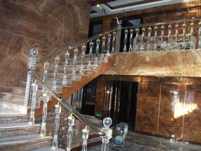 China Aluminum Clear Acrylic Decorative Handrail Balustrade for sale