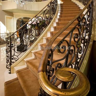 China Garden Fence 2019 Hot Sales Customized Wrought Iron Stair Railing for sale