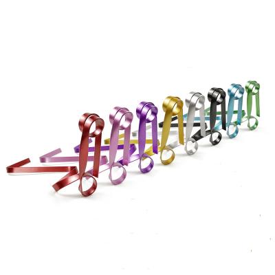 China Minimalist Creative Home Decorations Living Room Kitchen Wine Rack Multicolor Hanging Wine Rack Metal Color Sliver Crafts for sale