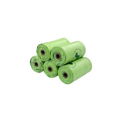 China 100% PBAT Biodegradable PLA Cornstarch Pet Poop Bag 15 Biodegradable Compostable Bags by Packaging Spotless Roll Bulk Bulk or Customized for sale