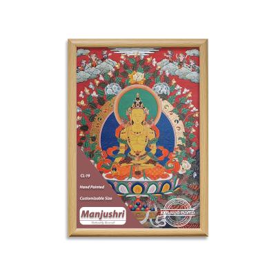 China 28 inch Traditional Hand Painted Manjushri Thangka Free Shipping for sale