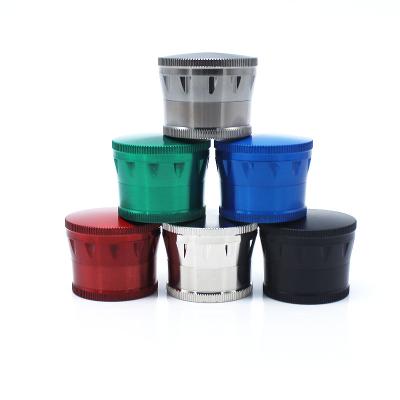 China Grinding Herb 2022 50mm Tobacco Weed 4 Parts Herb Custom Logo Wholesale Free Zinc Alloy Weed Grinder Outlet Factory Sample for sale