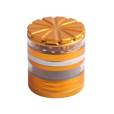 China Large 5 Layer Herb Grinder 420 Accessories 5 Layer 63 Zinc Alloy Metal Herb Grinder for sale