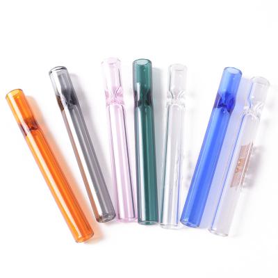 China Minimalist Supplies Design Wholesale Logo Accessories Tools Herb Tobaccos Pipes Classic Glass Smoking Knocker One for sale