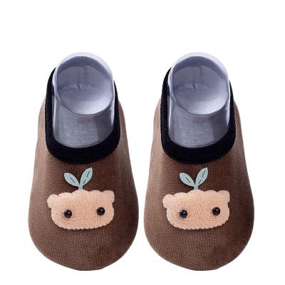 China Around 2022 New Fashion Children's Baby Cartoon Plush Breathe Indoor Sliders Slippers For Kids Summer Soft Floor Shoes for sale