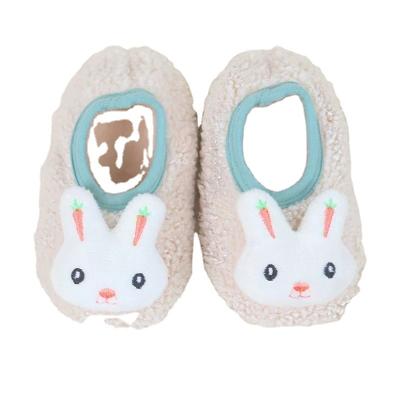 China Around 2022 New Fashion Baby Kids Cartoon Plush Furry Indoor Sliders Slippers For Children Winter Summer Soft Floor Shoes for sale