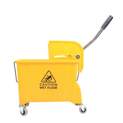 China Indoor Outdoor 20L BROOM BUCKET WITH WRINGER FOR HOTEL for sale