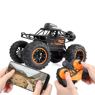 China Large Alloy RC Hobby Truck WIFI Real-time Transmission Camera High-speed Charging Off-Road Intelligent Remote Control Car for sale