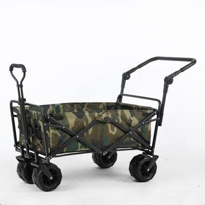 China Folding Wheel Stall Traction Truck Portable Easy-Transporting Off-Road Home Use Outdoor Pull Rod Shopping Cart for sale