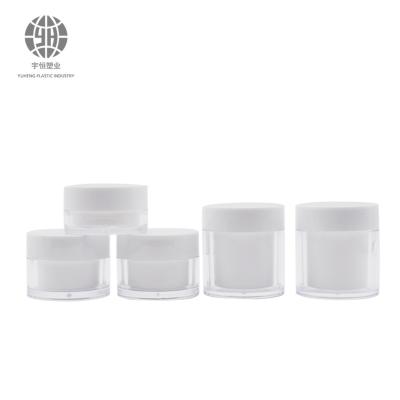 China China Guangzhou Factory Wholesale Customized Personal Packaging Skin Care Printing Clear Plastic Jars With Cosmetic Lids for sale