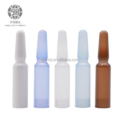 China New fashion 1.5ml personal care plastic empty plastic bottle essential oil liquid detergent pharmaceutical plastic screen printing shape for sale