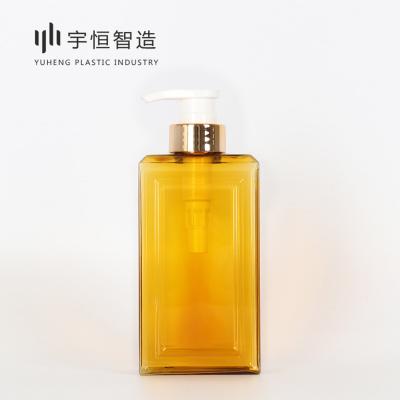 China Luxury Household Cosmetic Products 350ml Beauty Personal Care Hair Oil Square Bottle Accept Customization for sale