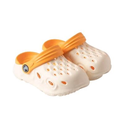 China Insulative Factory Amazon Factory Custom Hot Wholesale Kids EVA Slippers Summer Non-Slip Baby Slipper For Kid Beach Outdoor Hole Shoes Sandals 2021 for sale