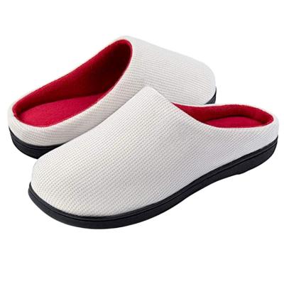 China Anti-odor Professional Fluffy Slippers Manufacturers Winter White Mens Cotton Indoor Slippers for sale