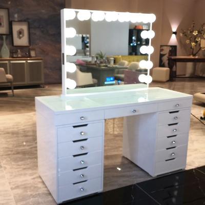 China Modern Vanity Desk Makeup Girls Table Dresser (Other) Docarelife Adjustable Home Furniture With Mirror for sale