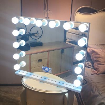 China Docarelife Adjustable Girls Makeup Cosmetic Mirror (Other) Lighted Hollywood Style Vanity Mirror with Bulbs and Speaker for sale