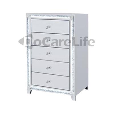 China Docarelife OEM & ODM Adjustable Modern Bedroom (Other) Cosmetic Storage Mirrored Drawers for sale