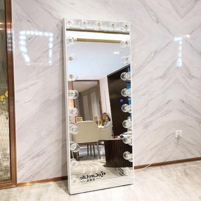 China (Other) adjustable actions on the USA! Large LED Hollywood Full Standing Mirror Floor Mirror from Docarelife for sale