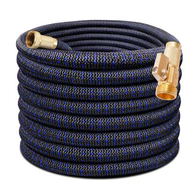 China Adjustable Brass Fitting Connector Watering Flexible Expandable Garden Hose in 25FT-200FT for Gardening for sale